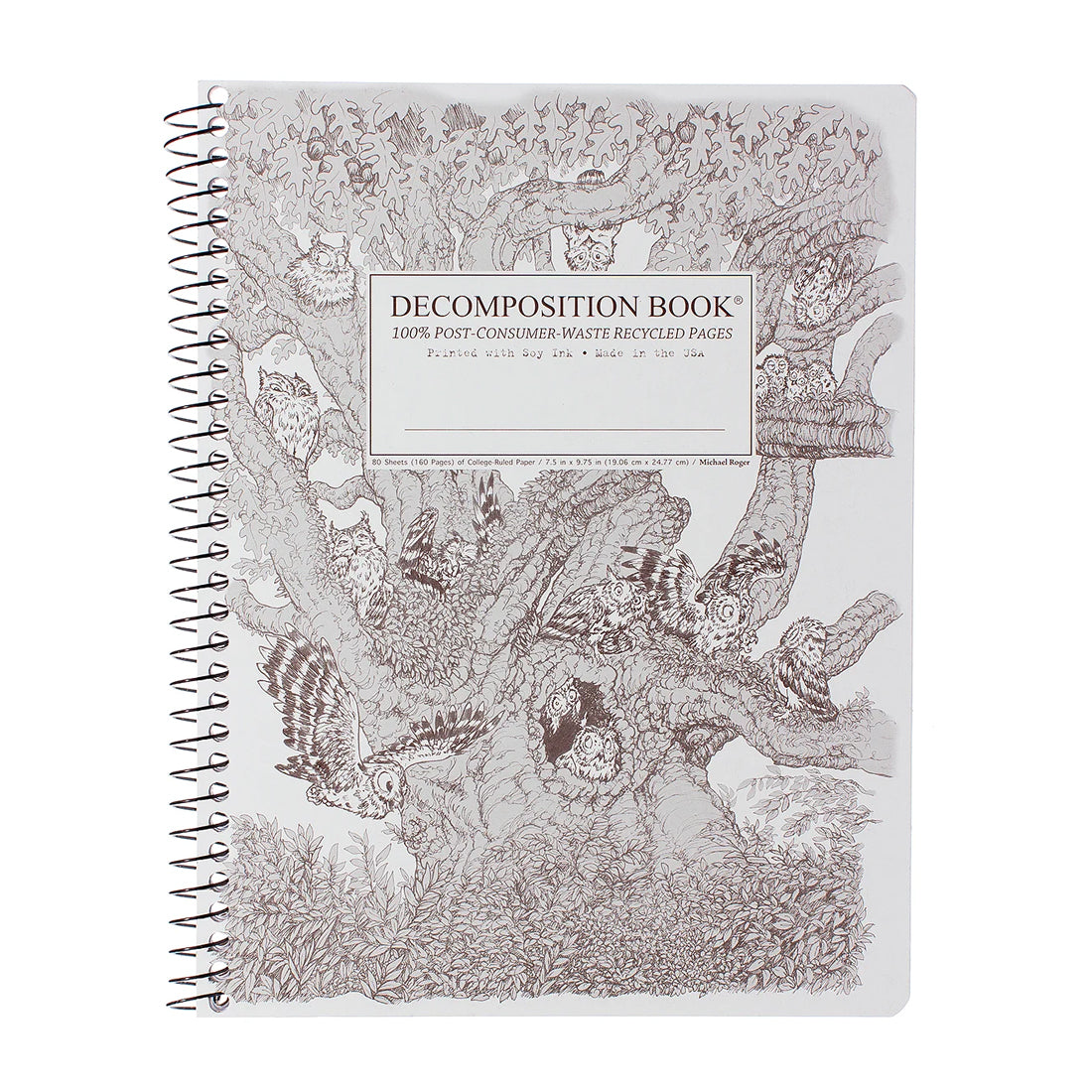 Picture of Decomposition Notebook - Coil - Lined Colour: Brown