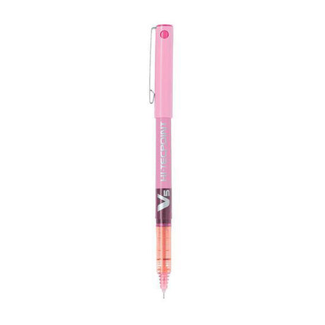 Picture of Pilot V5 Hi-Tecpoint Rollerball Pen Colour: Pink