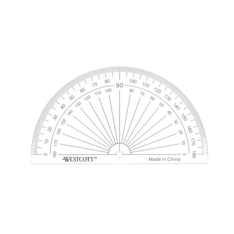 Picture of 4&quot; plastic Protractor