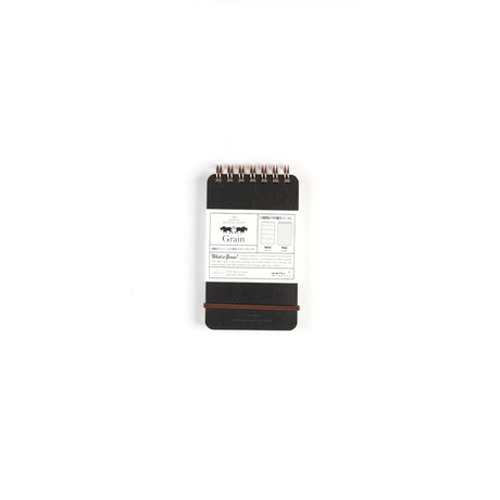Alternate view of Midori Grain Notepad Colour: Black