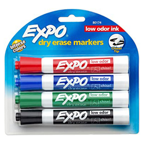 Picture of Expo Dry Erase Markers, 4/Pk